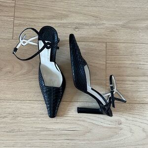 Barbara Bui snake skin pumps